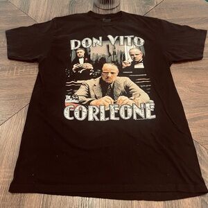 Vintage Godfather Black T-Shirt medium